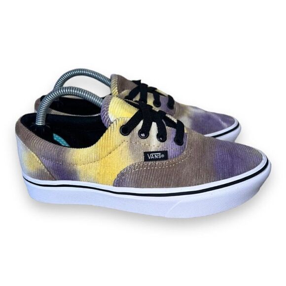 Vans Era ComfyCush "Blotched" Purple/Yellow Tie Dye Women's 6 - Picture 4 of 11